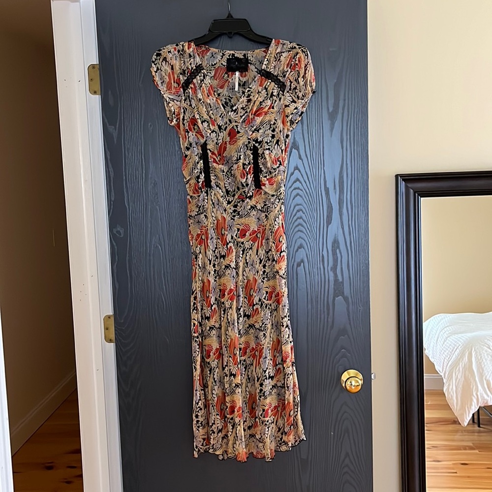 Free People Floral Midi Dress 4